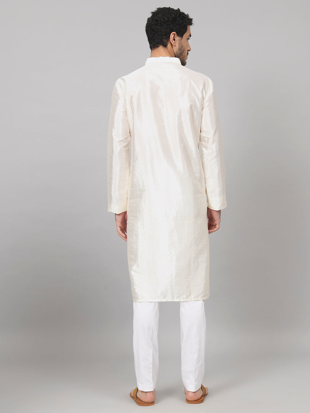 Rein Multicolor Embroidered Silk Kurta by Hilo Design | Grocsy