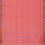 Exclusive Collection 100% Pure Cotton Peach Tant Saree With Hand Weaving Work | Grocsy