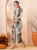 Janasya Multi Straight Cotton Co-Ords | Grocsy