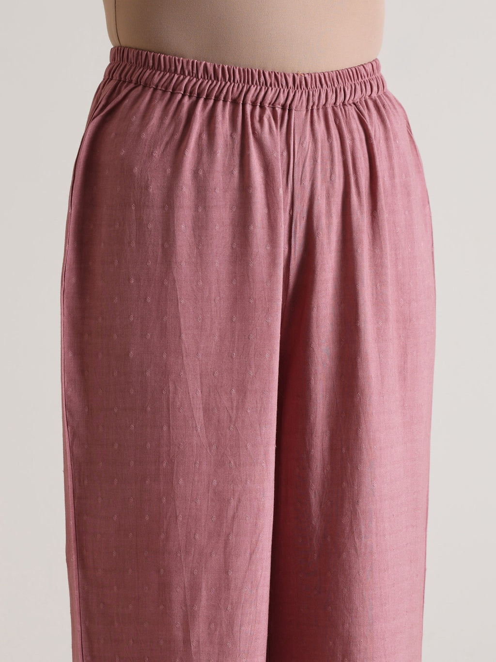 trueBrowns Mauve Angrakha Kurta Set | Grocsy