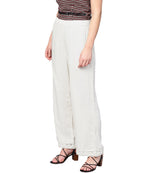 Juniper Women Offwhite Rayon Solid Wide Leg Palazzo | Grocsy
