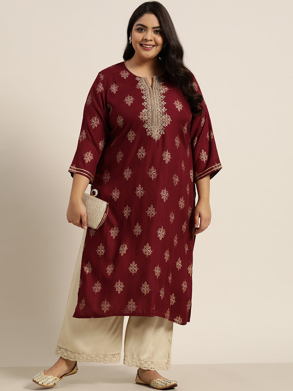 Juniper Women Beige Rayon Solid Wide Leg Palazzo | Grocsy