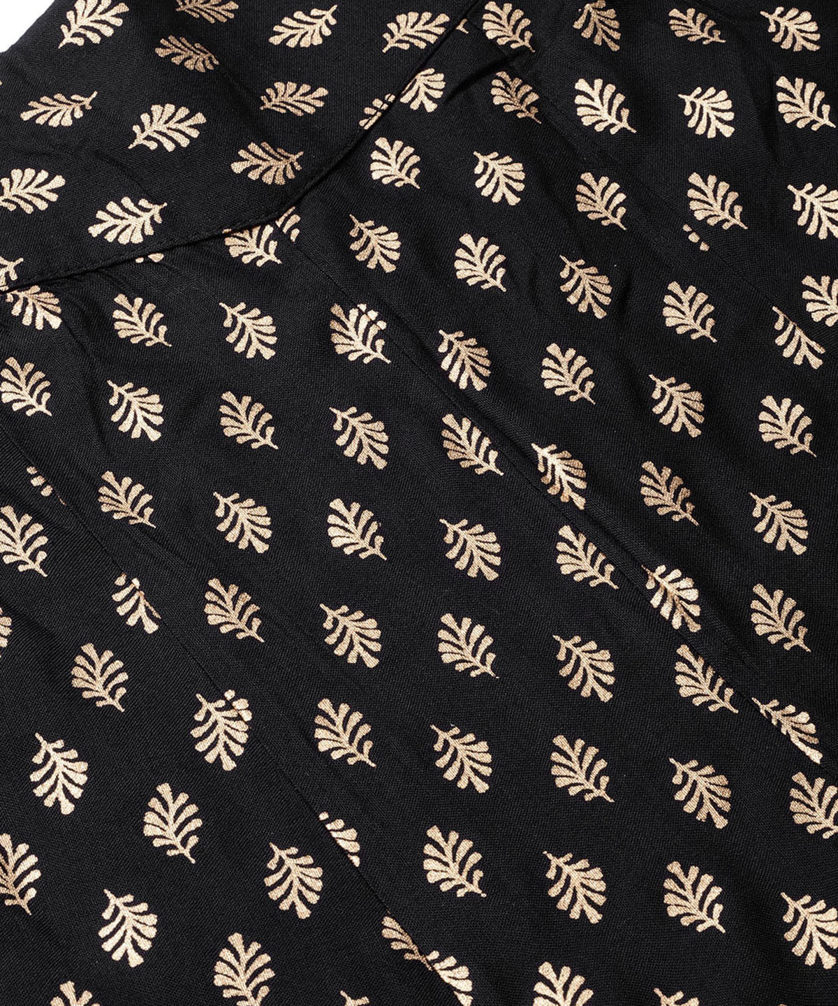 Juniper Women Black Rayon Printed Flared Palazzo | Grocsy