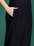Indo Era Ethnic Motifs Embroidered Sequinned Kurta With Trousers & Dupatta | Grocsy