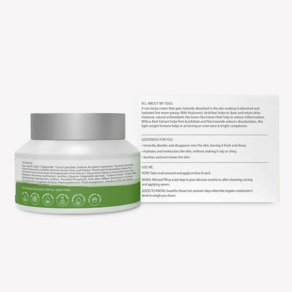 Be Soulfull Burst Of Hydration Moisturizing Cream | Grocsy