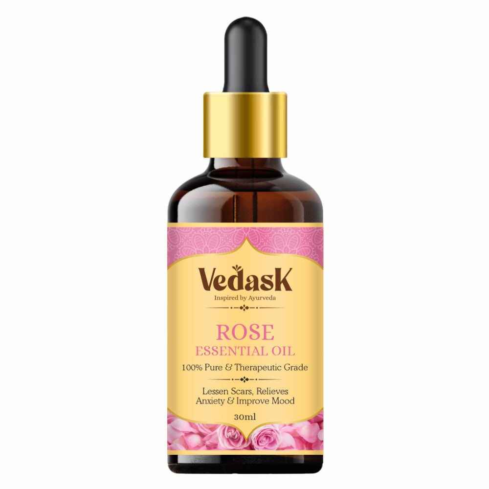 Vedask Organic Rose Essential Oil | Grocsy