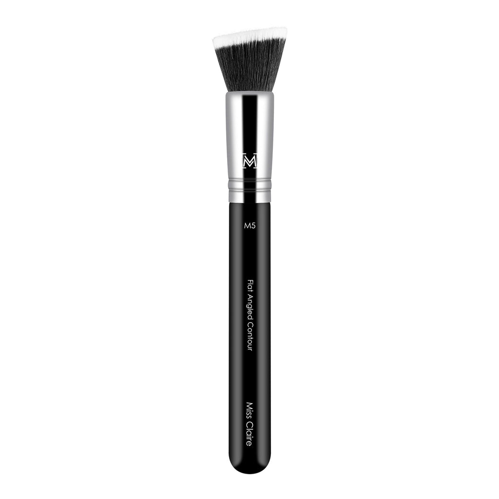Miss Claire M5 - Flat Angled Contour Brush - Chrome | Grocsy