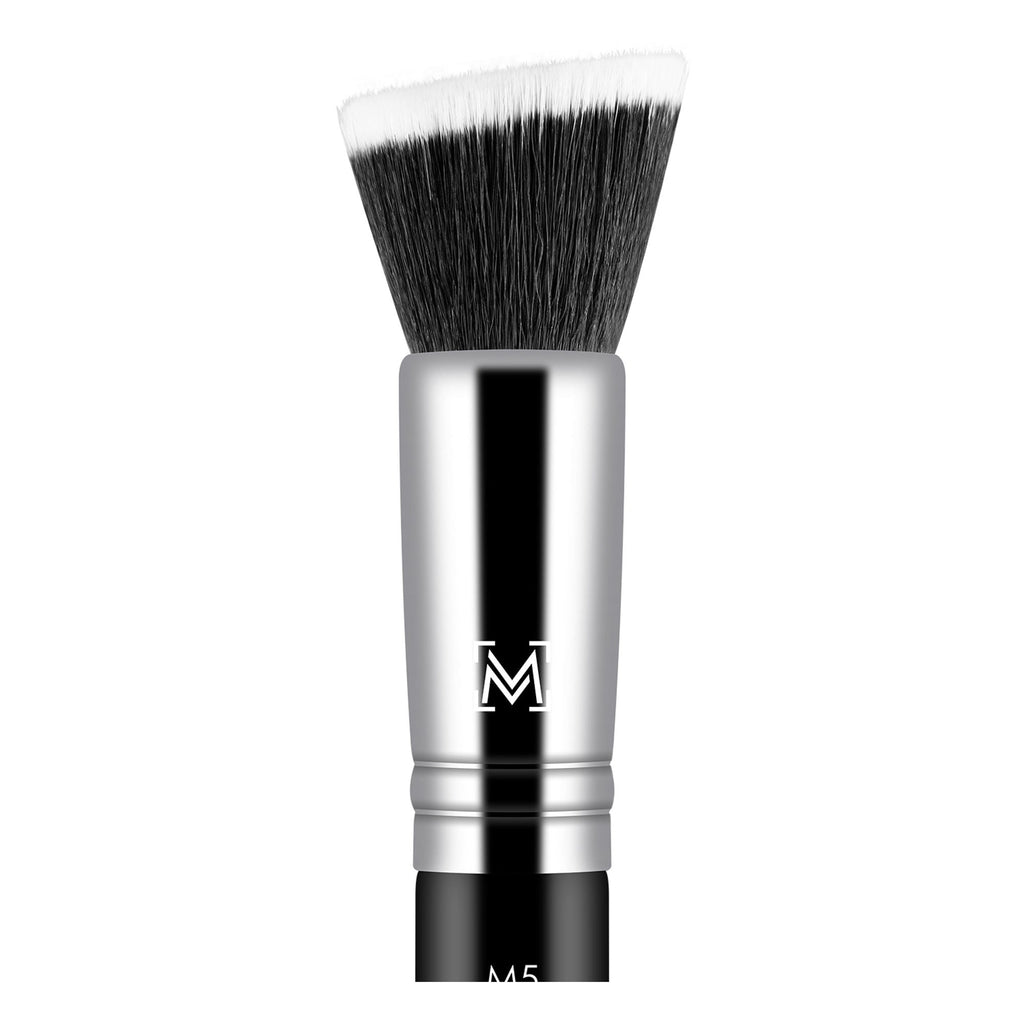 Miss Claire M5 - Flat Angled Contour Brush - Chrome | Grocsy