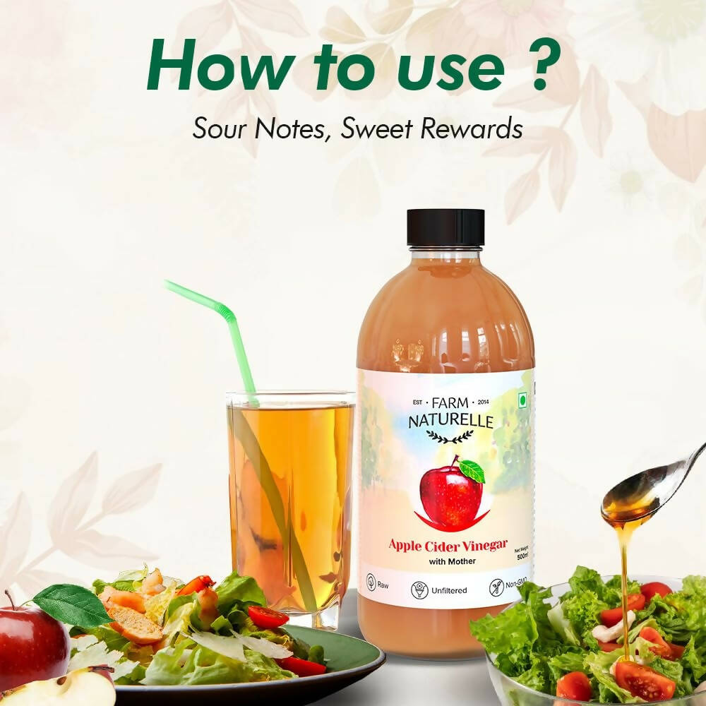 Farm Naturelle Apple Cider Vinegar with Mother | Grocsy