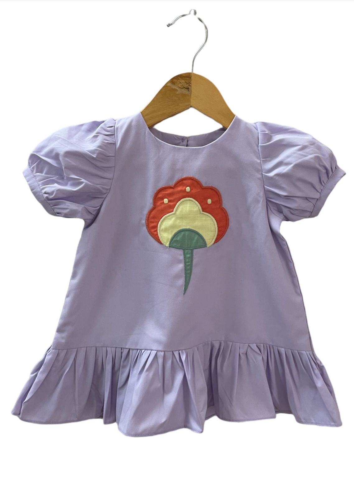 ArthLife Lavender Flower Patch Casual Dress | Grocsy