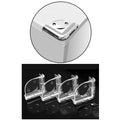 Safe-O-Kid Corner Guards/Cushions/Bumpers/Protector For Child Safety & Babyproofing, Smiley-Shaped, Transparent | Grocsy