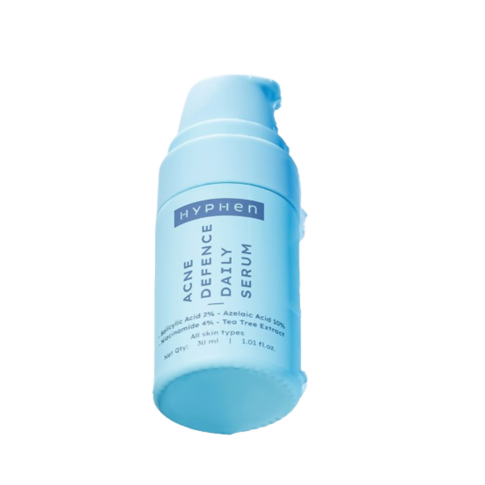 Hyphen By Kriti Sanon Acne Defence Daily Serum With 2% Salicylic Acid Treats Active Acne Prevents Breakouts | Grocsy