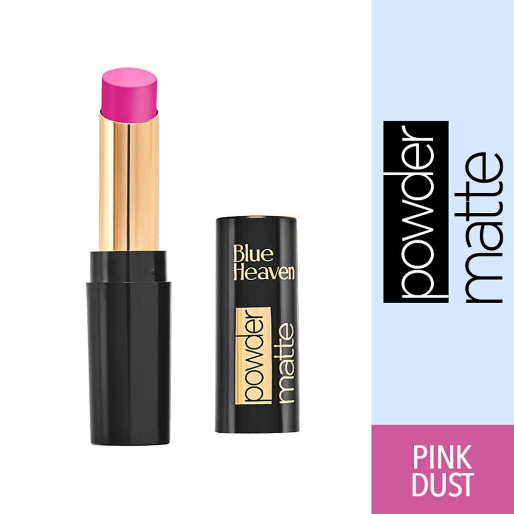 Blue Heaven Powder Matte Lipstick Pink Dust | Grocsy