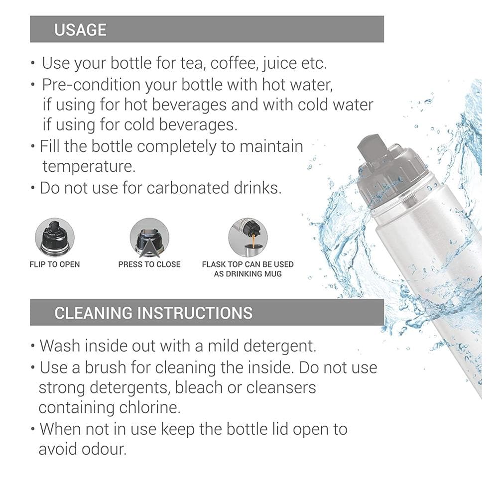 Milton Thermo Steel, 750ml | Grocsy