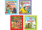 Storybook For Kids: Scholars Hub Keyword Tales Story Book Set-1 (Set Of 4 Story Books) (Illustrated) (For Ages 4+) | 64 Pages | Snow White And The Seven Dwarfs | Cinderella | Little Red Ridding Hood | Jack And The Beanstalk | Grocsy