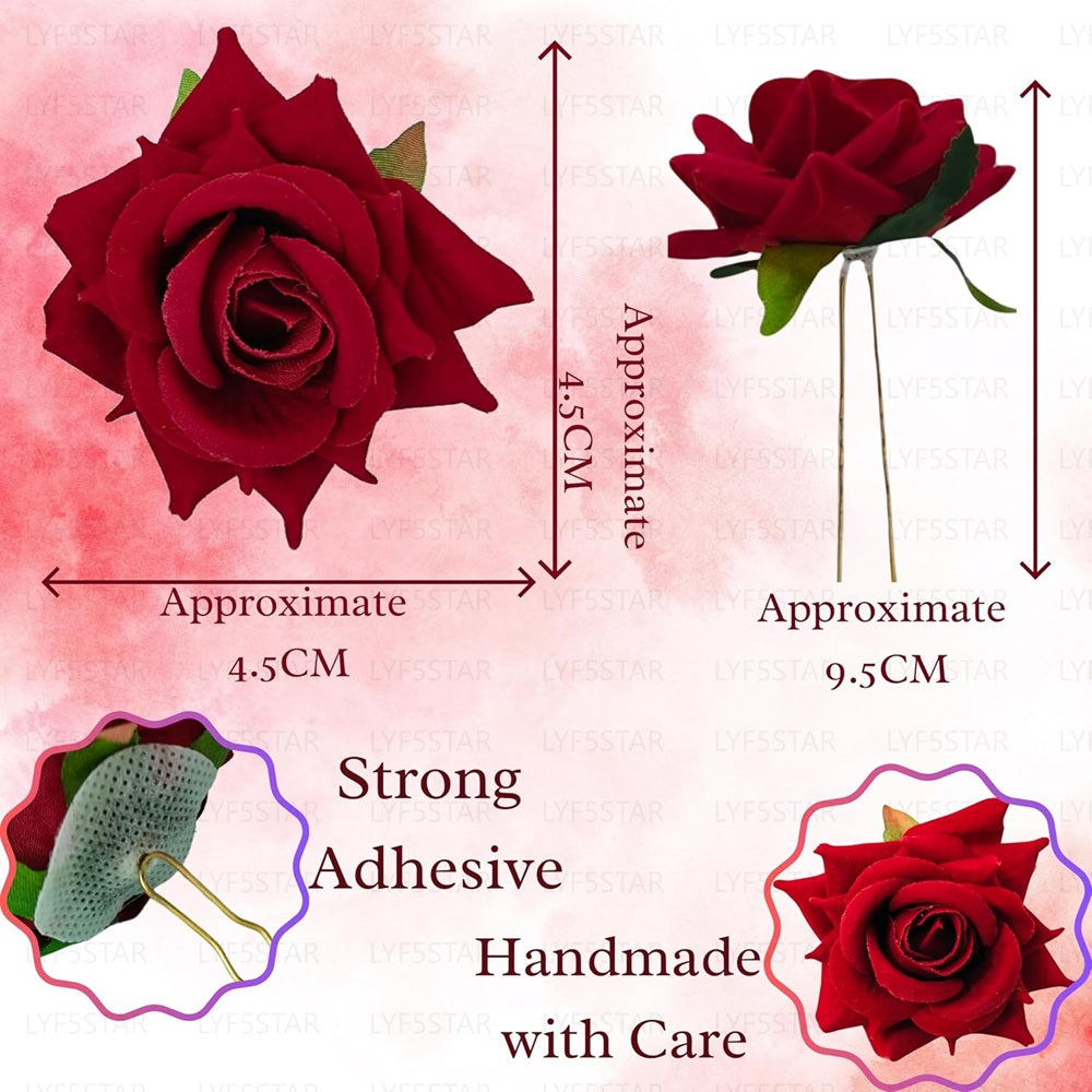 Red Rose Brooches | Grocsy