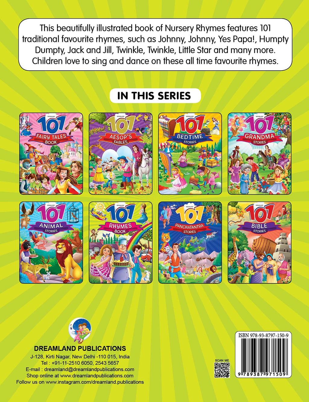 Dreamland 101 Rhymes Book | Grocsy