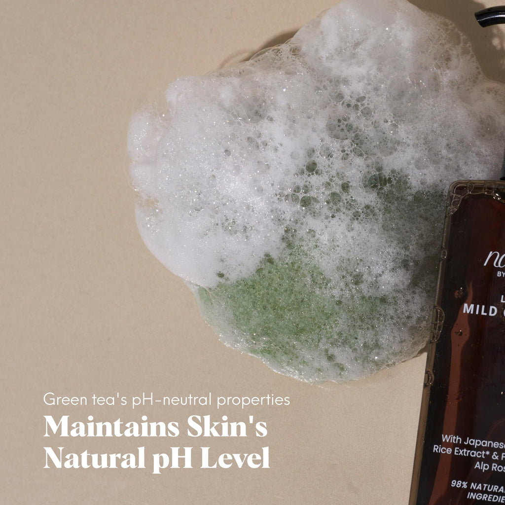 ILEM JAPAN Natural Konjac Sponge Face (Green Tea) | Grocsy