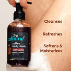 mCaffeine Coffee Body Wash with Cocoa for Refreshed & Moisturized Skin | Grocsy