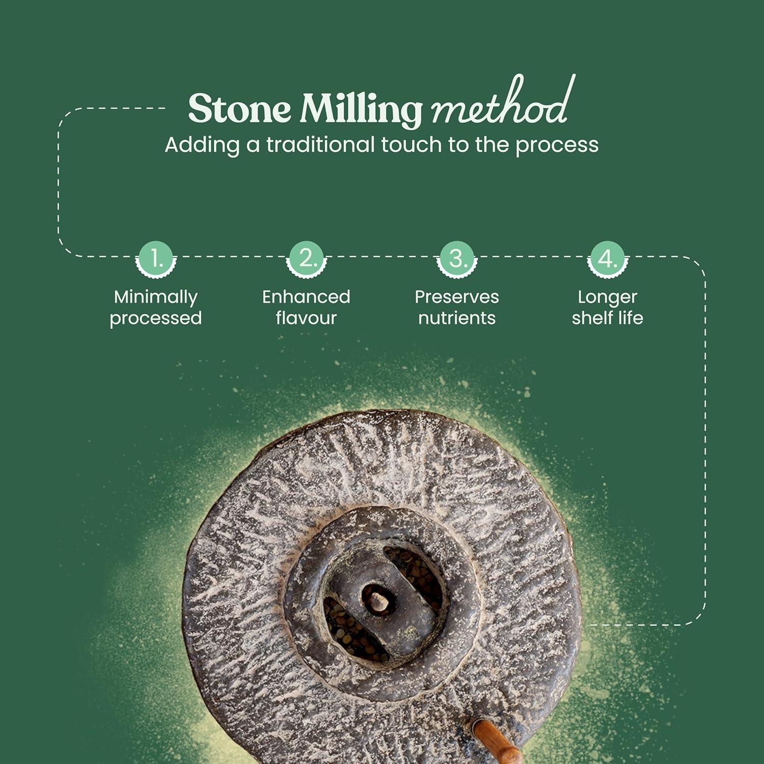 Bharat Vedica Organic Proso Millet Flour - Organic Chena ka Atta | Grocsy