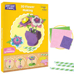 Imagimake Craft Kit - Arts and Crafts for Kids Ages 5+ - Air Dry Clay, Paper Quilling, Stamp Art - 3-in-1 Arts and Crafts Kit - Gifts for 5, 6, 7, 8 Year Olds | Grocsy
