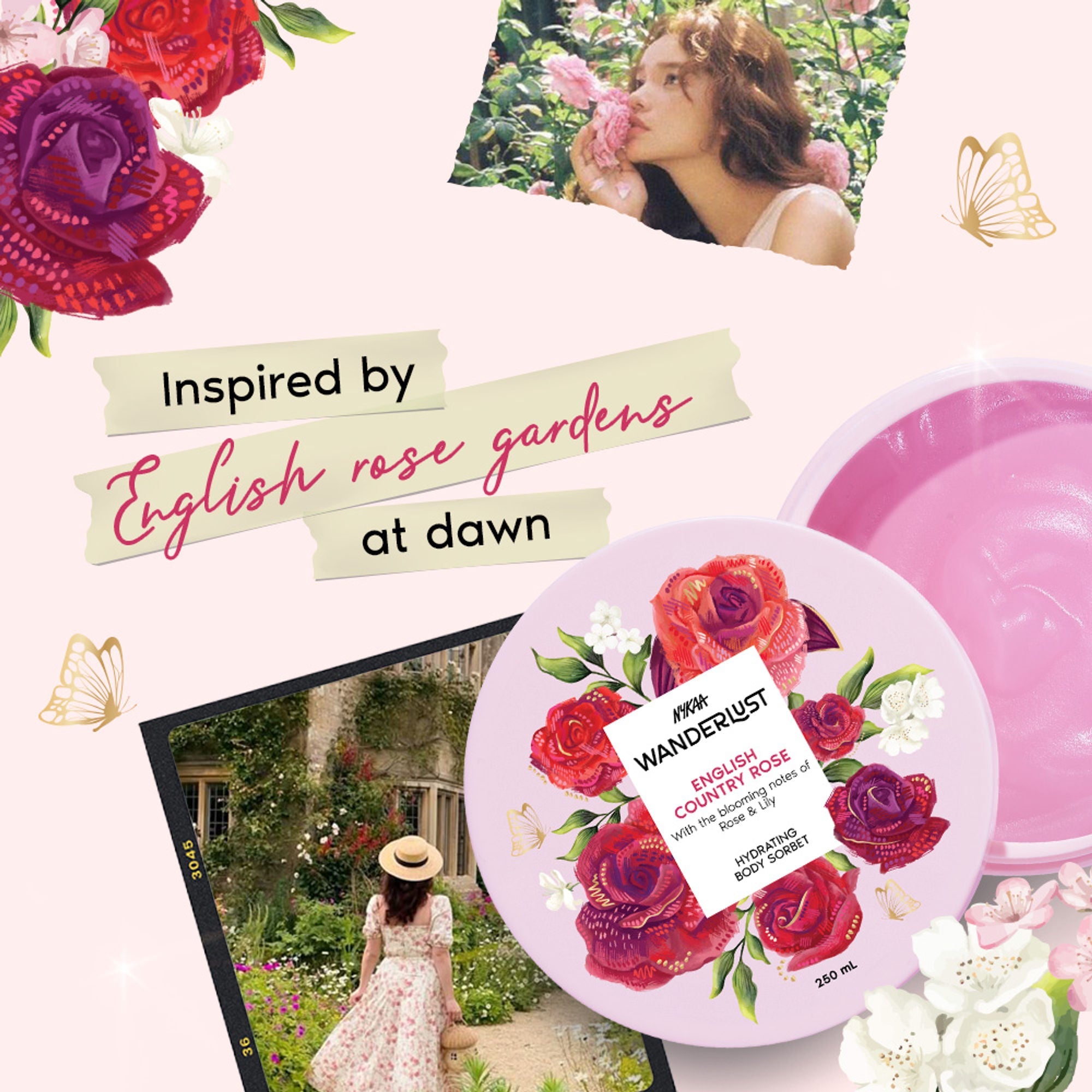Wanderlust English Country Rose Cloud Gel | Grocsy