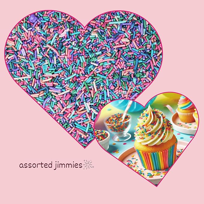 Confect Rainbow Sprinkles for Decoration 06 | Grocsy