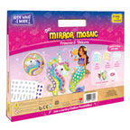 Imagimake Mirror Mosaic Princess & Unicorn Kids Art Set | DIY Craft Kit | Foil Stickers for Kids | Birthday Gift for Girls and Boys Ages 3,4,5,6,7,8 | 3 Year Old Girl Gifts | Grocsy