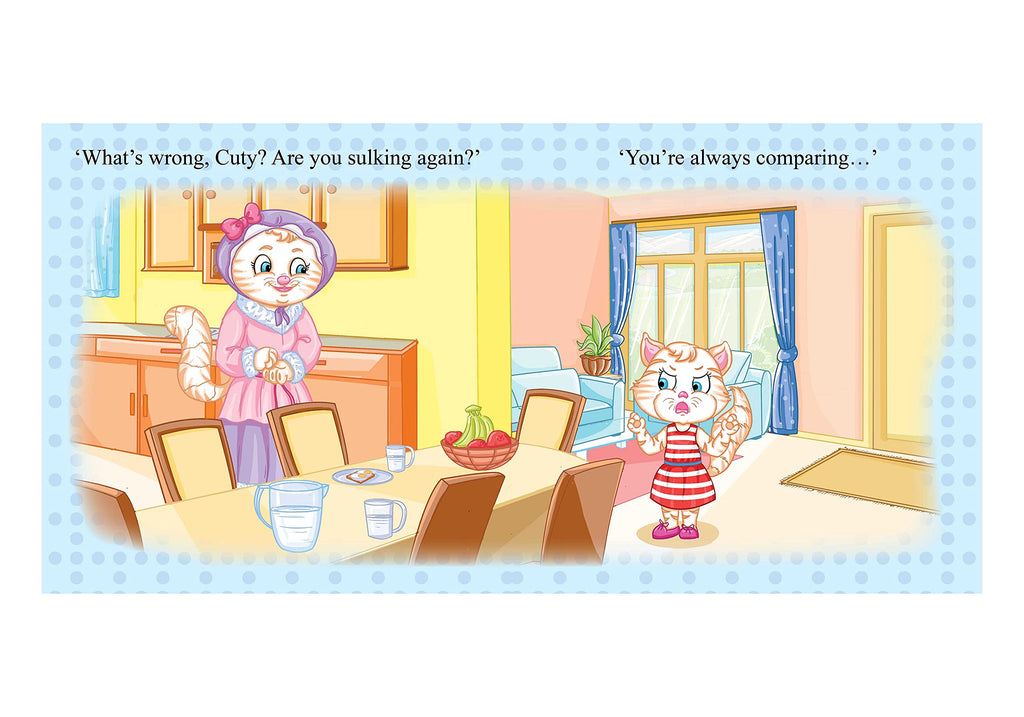 Storybook For Kids: Scholars Hub Cuty Story Books Part 1-3 (Set Of 3 Books) (Positive Values Storybooks) (Illustrated) | 60 Pages | Character Building Stories For Kids | Grocsy