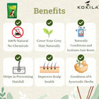 Kokila 100% Natural & Herbal Henna Mehandi Powder With 6 Ayurvedic Herbs, Organic Hair Colour | Grocsy