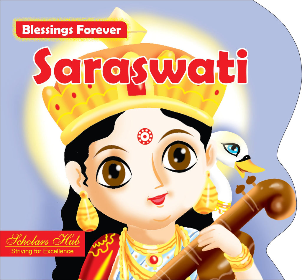 Blessings Forever-Goddess Saraswati (Die-Cut Board Book) | Grocsy