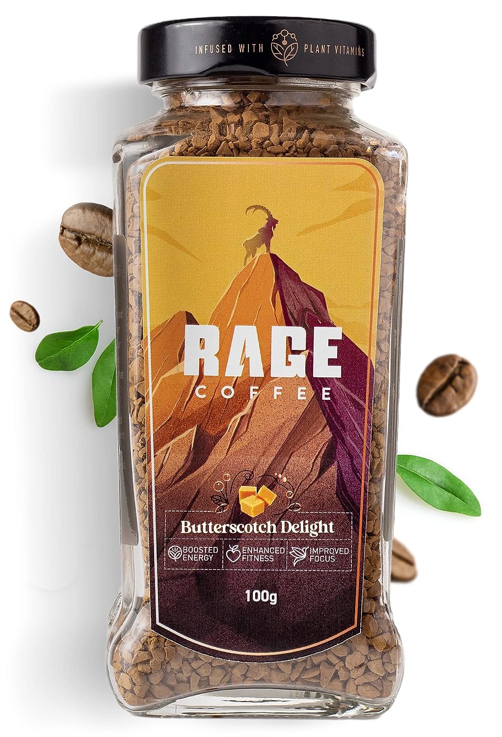 Rage Coffee Butterscotch Delight Instant Coffee | Grocsy