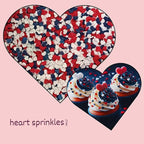 Confect Patriotic Sprinkles for Decoration 04 | Grocsy