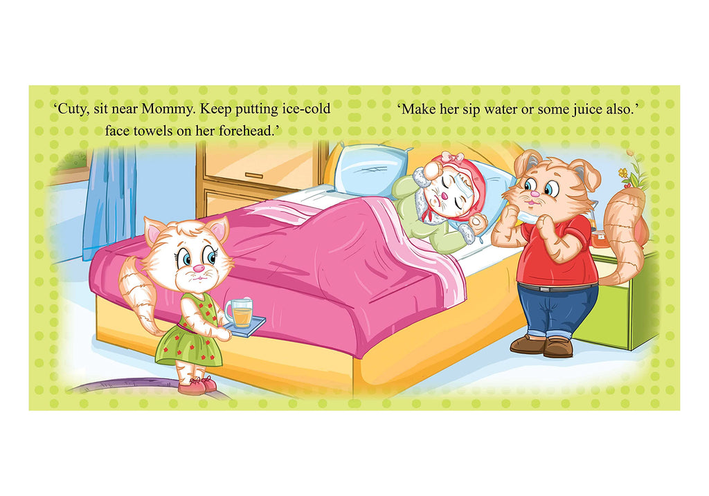Storybook For Kids: Scholars Hub Cuty Story Books Part 4-6 (Set Of 3 Books) (Positive Values Storybooks) (Illustrated) | 60 Pages | Character Building Stories For Kids | Grocsy