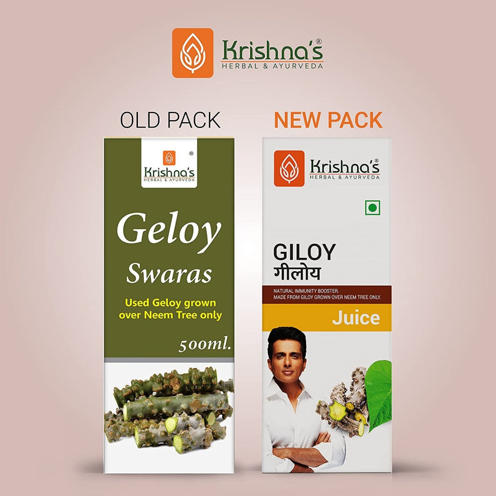 Krishna's Herbal & Ayurveda Giloy Juice / Geloy Swaras Immunity Booster | Grocsy