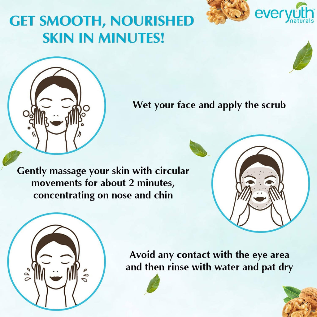 Everyuth Naturals Exfoliating Walnut Scrub | Grocsy