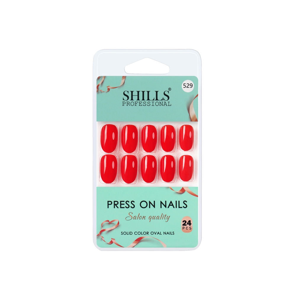 Shills Professional Reusable Press On Nails Oval - SPN529 | Grocsy