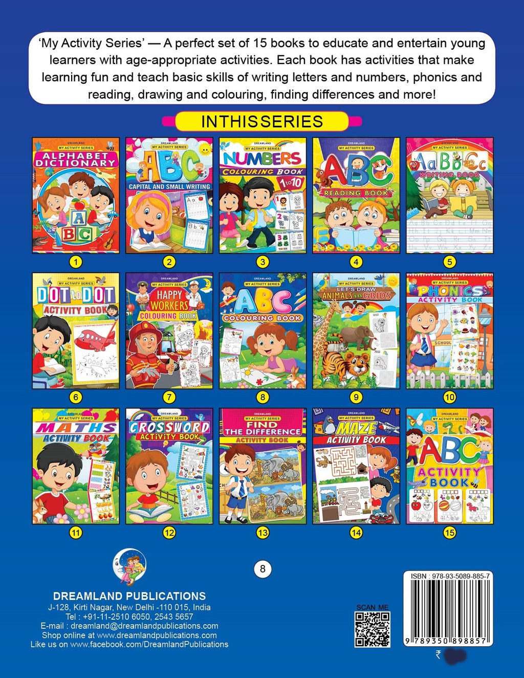 Dreamland My Activity- ABC Colouring Book | Grocsy