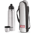 Milton Steel Hot & Cold Bottle, 1000 ml | Grocsy