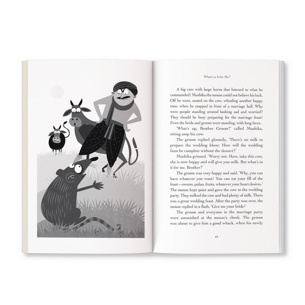 Grandma's Bag Of Stories: Collection of 20+ Illustrated short stories, traditional Indian folk tales by Sudha Murty | Grocsy
