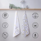 FRENCH BREAD Everyday Kitchen Towels - Set of 2 | Grocsy