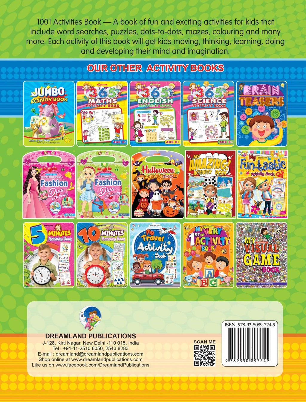 Dreamland 1001 Activities Book | Grocsy