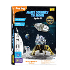 Imagimake Mapology Man's Journey to Moon | NASA Mission Apollo 11 | Rocket & Satellite Model Making Set | Space Toys for ages 8-13 | Educational Science Kits for Kids Age 8-12 | Gifts for Boys & Girls | Grocsy
