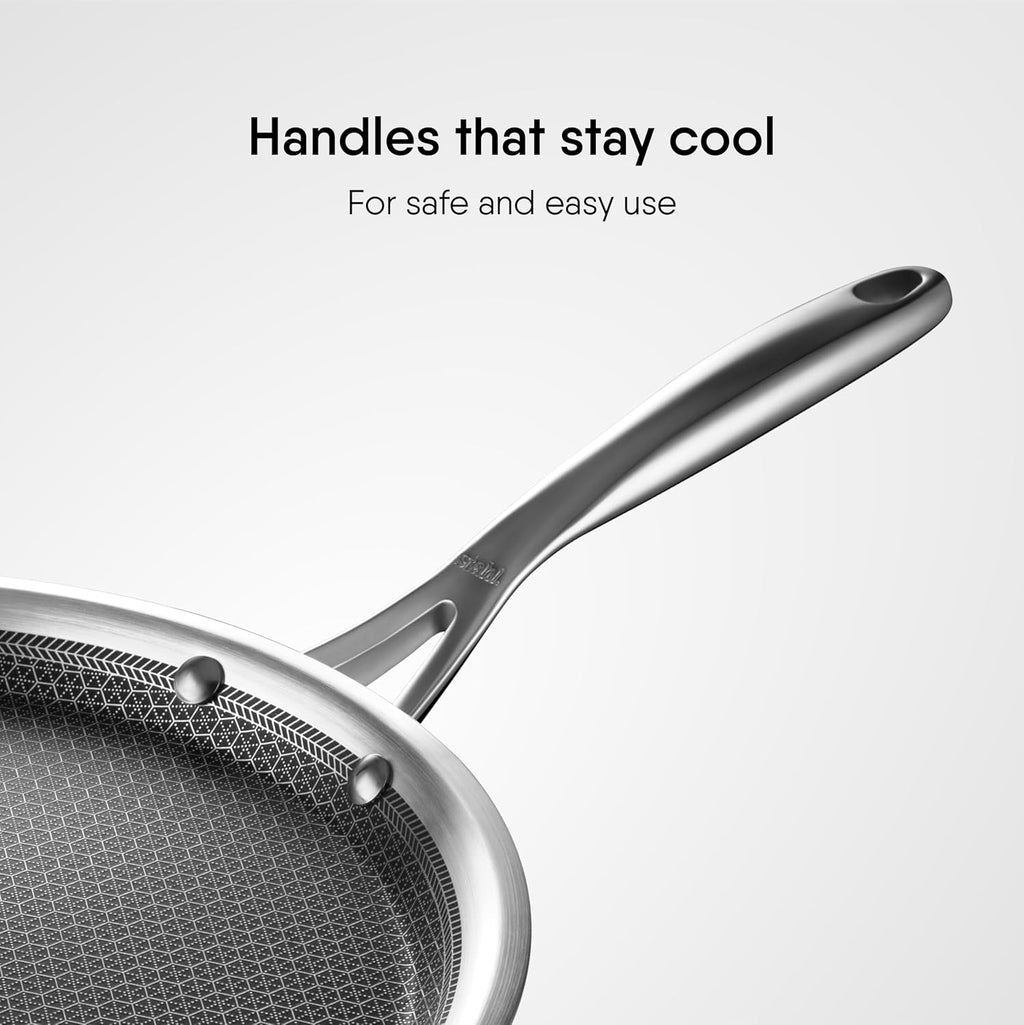 Stahl Artisan Hybrid Triply 32 cm Dosa Tawa | Grocsy