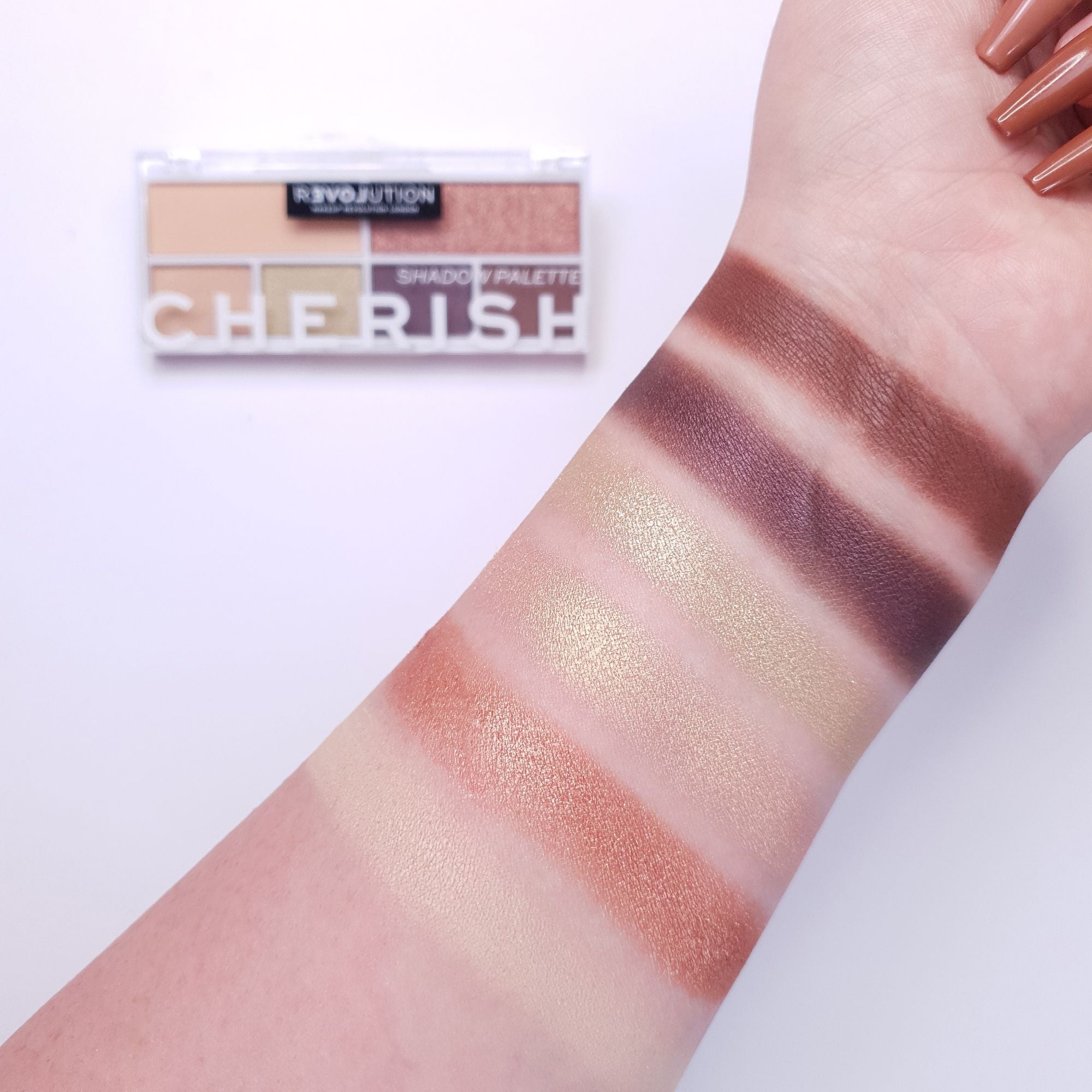 Makeup Revolution Relove Colour Play Eyeshadow Palette - Cherish | Grocsy