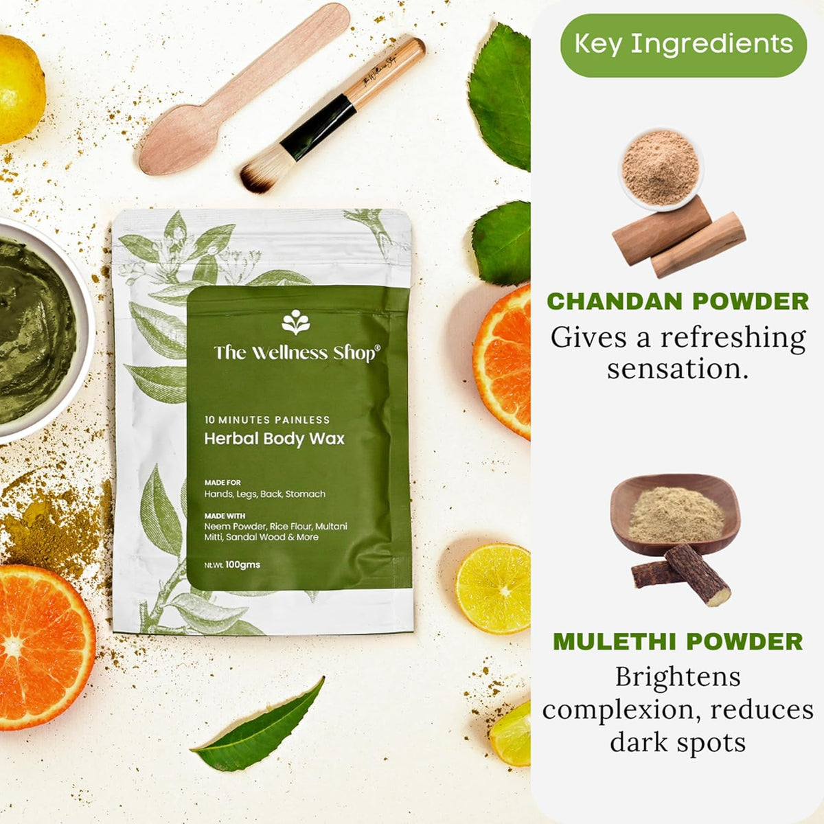 The Wellness Shop Hair Removal Powder | Grocsy