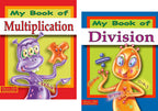 Scholars Hub Addition, Subtraction, Multiplication & Division Book For Kids Combo (Set Of 4 Books) | 192 Pages | Grocsy