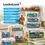 Lock & Lock Airtight Fridge Containers With Lid 2.6 Liters, Leak Proof | Grocsy