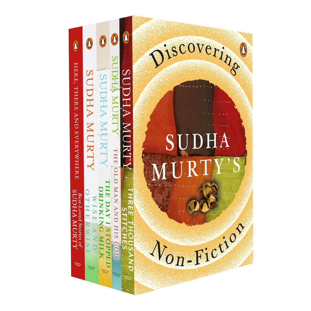 Discovering Sudha Murty’s Non-Fiction: Here, There and Everywhere, Three Thousand Stitches, Wise and Otherwise, The Day I Stopped Drinking Milk, The Old Man and His God | Grocsy