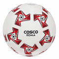 Cosco Roma Foot Ball, Size 5 (White/Red) | Grocsy